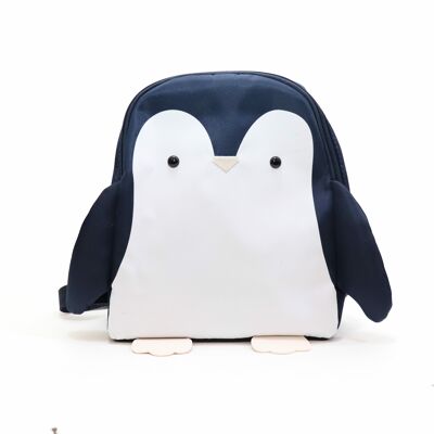 Zaino asilo Penguin - Miyu - Blu marino