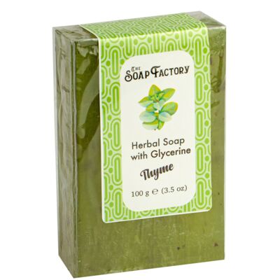 The Soap Factory Savon aux Herbes avec Glycérine Thym 100 g