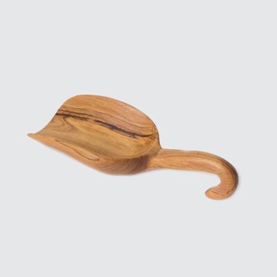 Olive Wood Hook Handled Scoop
