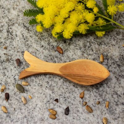 Olive Wood Fish Spoon