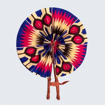 Ghanaian Fabric Fans - Pack of 6