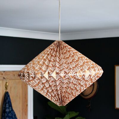 Bronze Palm Diamond Lightshade