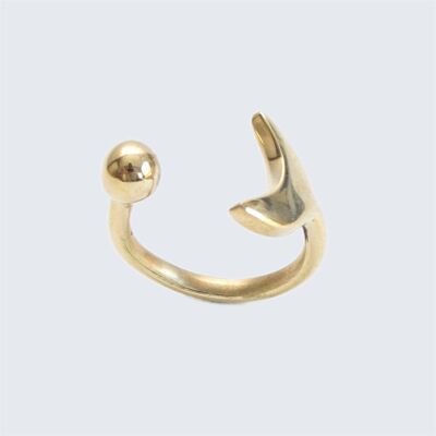 Crescent Open Ring