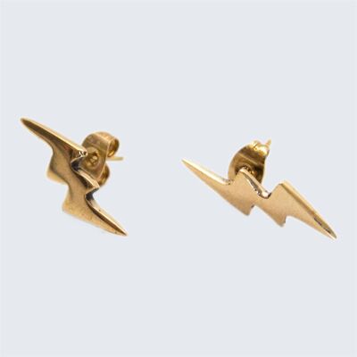 Sprite Stud Earrings - Brass
