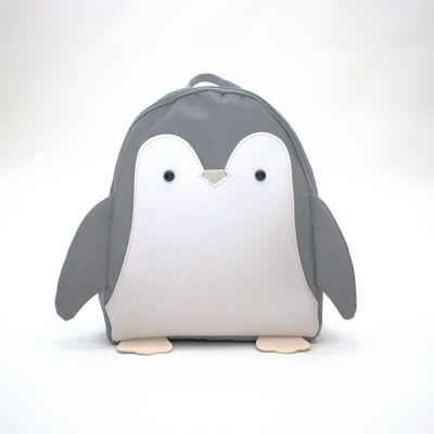 Mochila de jardín de infantes Penguin - Miyu Grey