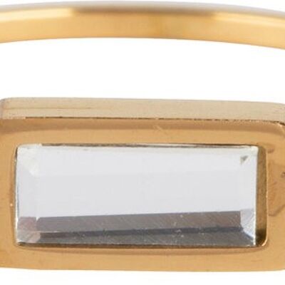 R709 Crystal Cube Gold Steel