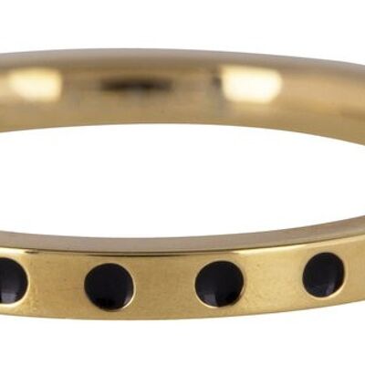 R869 Round And Round Dots gold