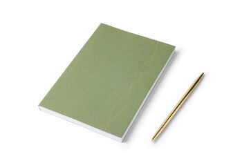 A5 Bullet Journal en vert moyen, carnet pointillé, papeterie 2