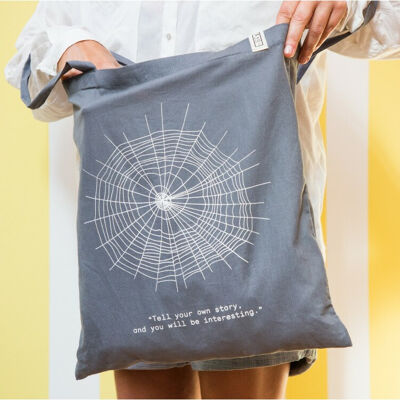 Spider Tote Bag. Artist Quotes Collection