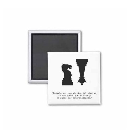 Chess Magnet. Artist Quotes Collection