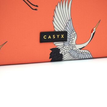 Housse / pochette ordinateur taille 13" - Coral Cranes 6