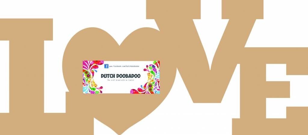 Niederländisches MDF-Kunstwort "LOVE"