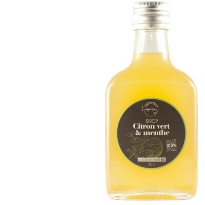 Lime & fresh mint artisanal syrup 200 ml