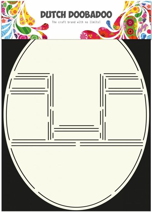 Dutch Card Art Pop up card oval