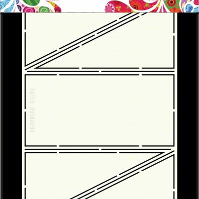 Arte de tarjeta holandesa con pliegue diagonal A5