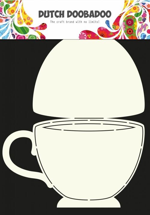 Dutch Fold Card Art A4 Teacup