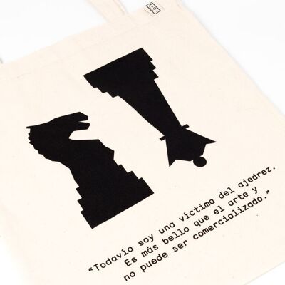 Chess Tote Bag. Artist Quotes Collection