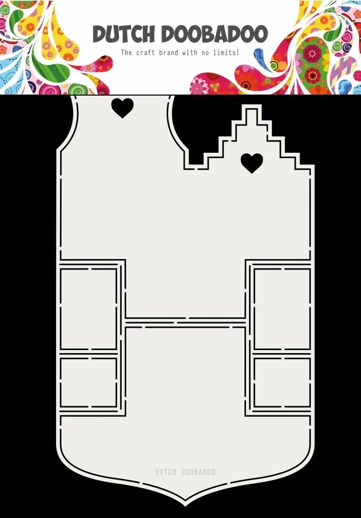 Biglietto pieghevole Casette A4