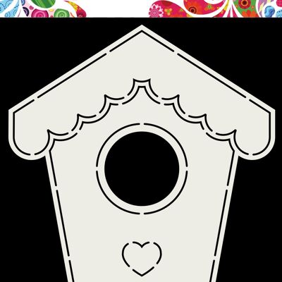 Olandese Card Art Birdhouse A5