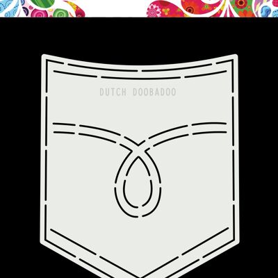 Dutch Card Art A5 Jeans Pocket