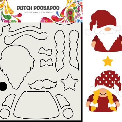 DDBD-Kartenkunst aufgebauter Gnome