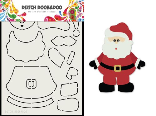 DDBD Card Art Built up Santa