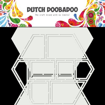 DDBD Card Art Easel Card hexagon 2pc