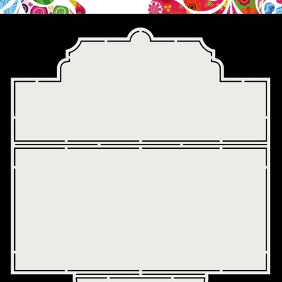 DDBD Card Art Slimline Tie card A4