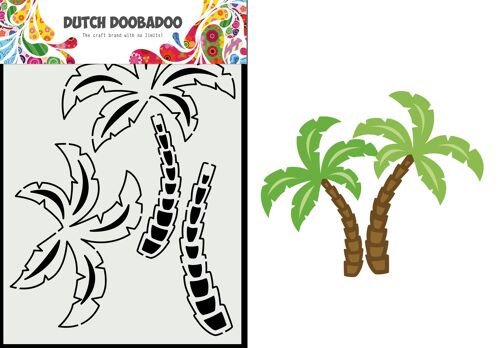 DDBD Card Art A5 Palm tree
