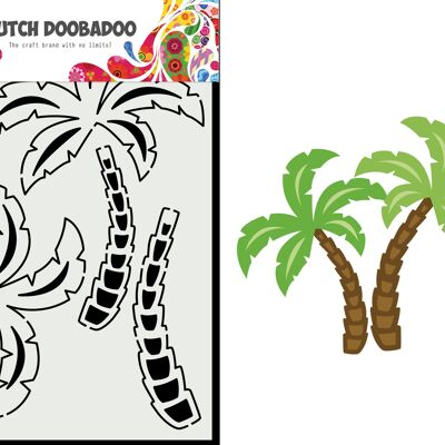 DDBD Card Art A5 Palm tree
