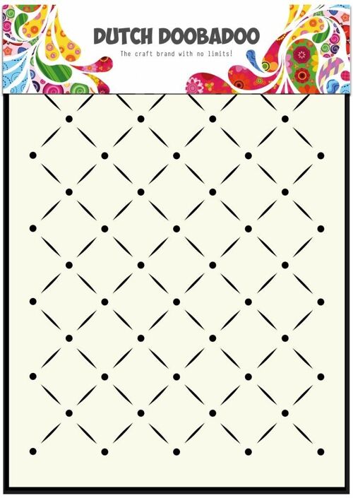 Dutch Mask Art A5 Stripes and Dots