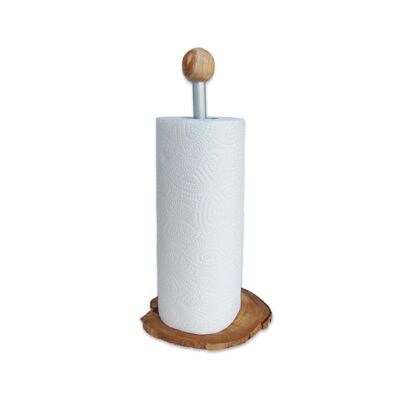 KLASSIK kitchen roll holder made of olive wood