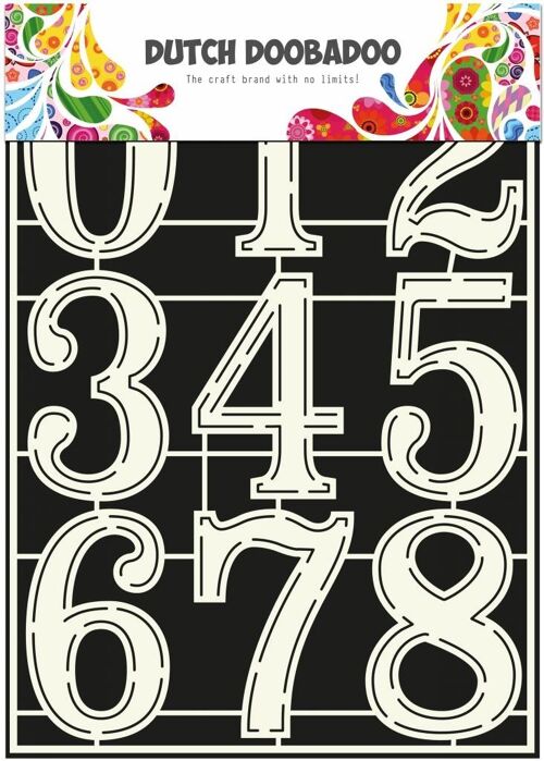 Dutch Stencil Art A4 Numbers 2