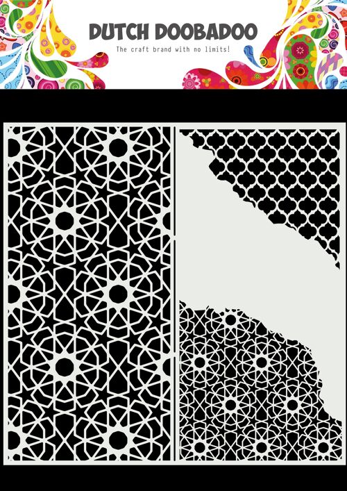 DDBD Mask Art Slimline Cracked Patterns A