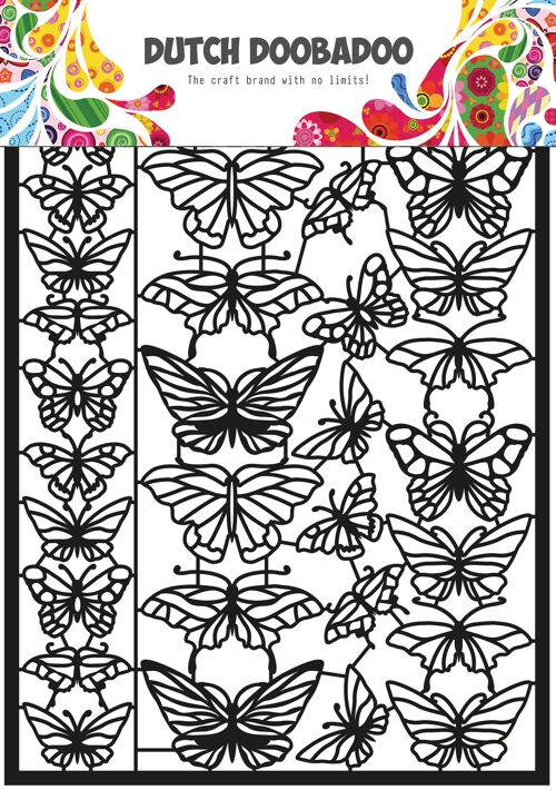 DDBD Dutch Paper Art A4 Butterfly