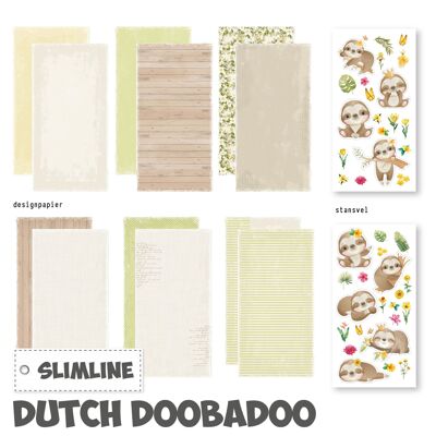 DDBD Slimline paper Kit Luiaard