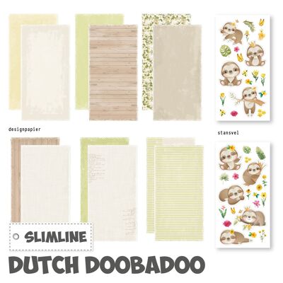 DDBD Slimline paper Kit Luiaard