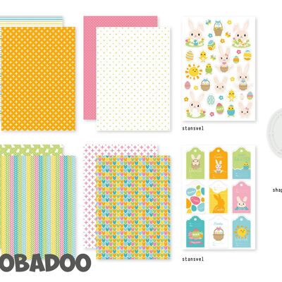 DDBD Crafty Kit A5 - Conejitos de Pascua