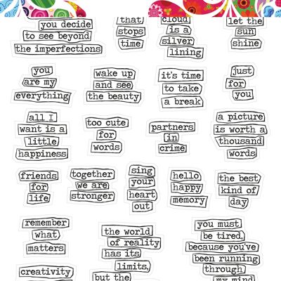 DDBD Dutch Sticker Art A5 Doodle text