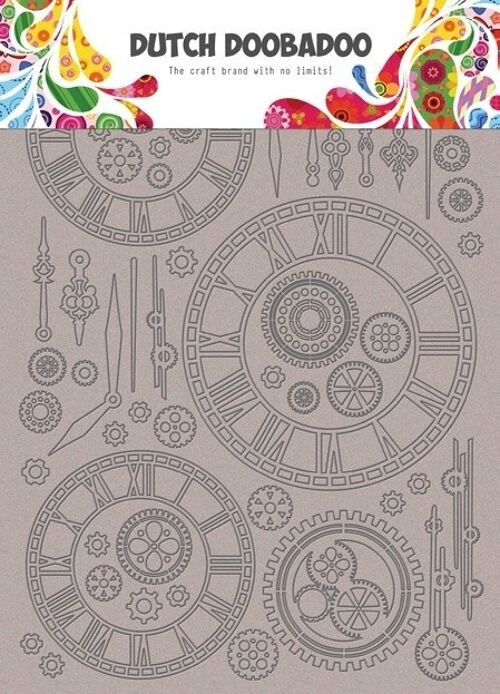 DDBD Chipboard Art Clocks A5