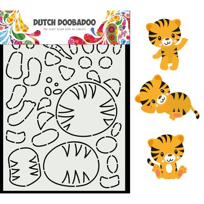 DDBD Card Art Built up Tijger A5