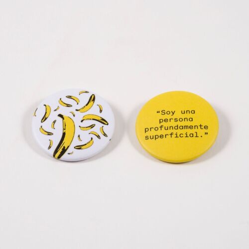 Banana Pins (set of 2). Artist Quotes Collection