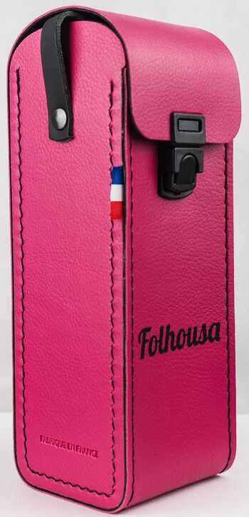 Etui de Pétanque Rose Framboise Vertical 5