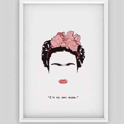 Muse Print A4. Artist Quotes Collection