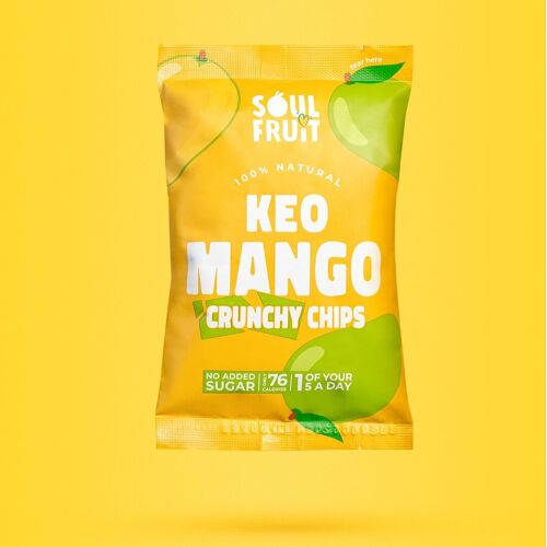 Freeze Dried Keo Mango Crisps 10 x 20g