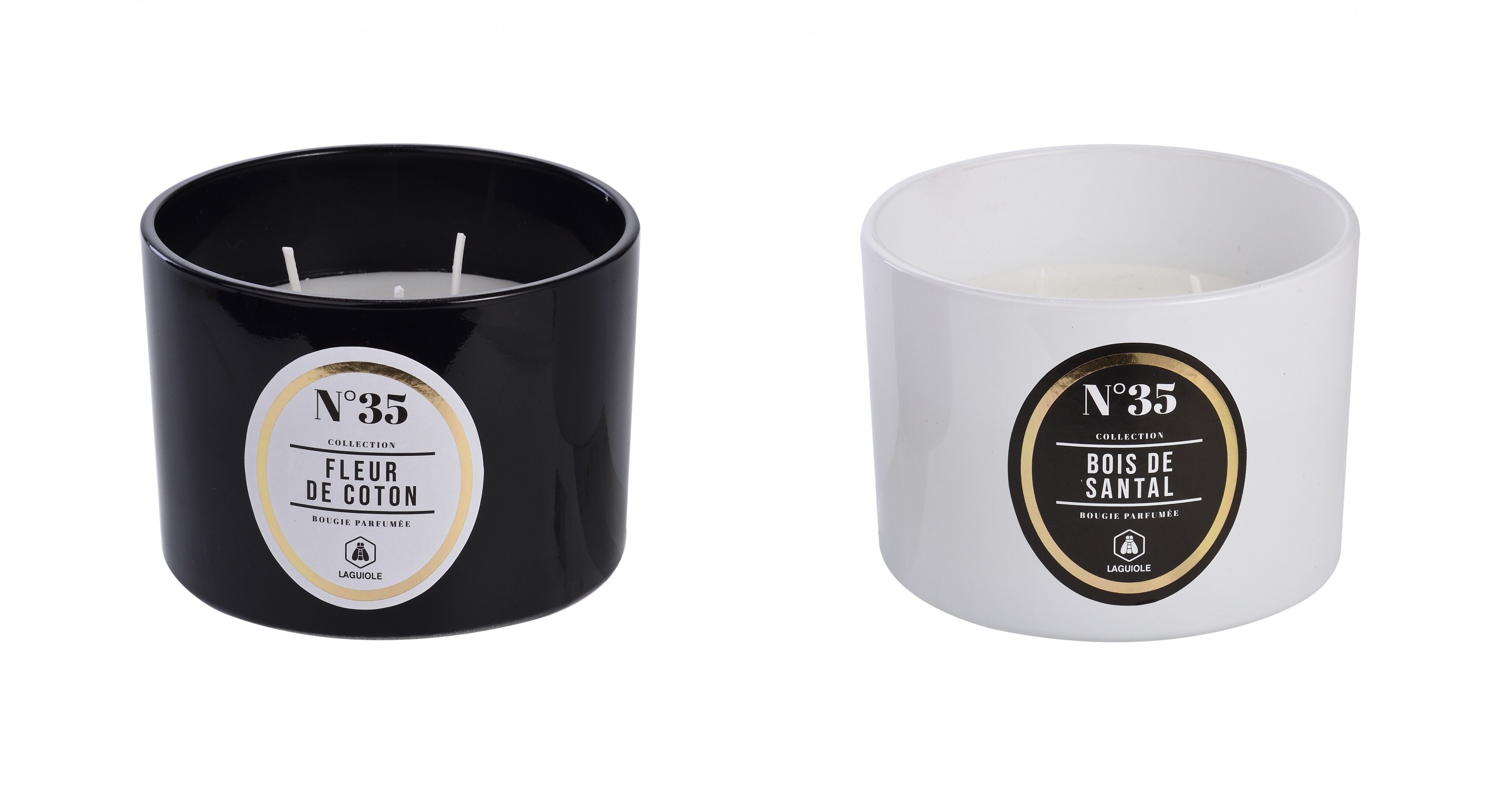 Laguiole Lotto di due candele 260 g