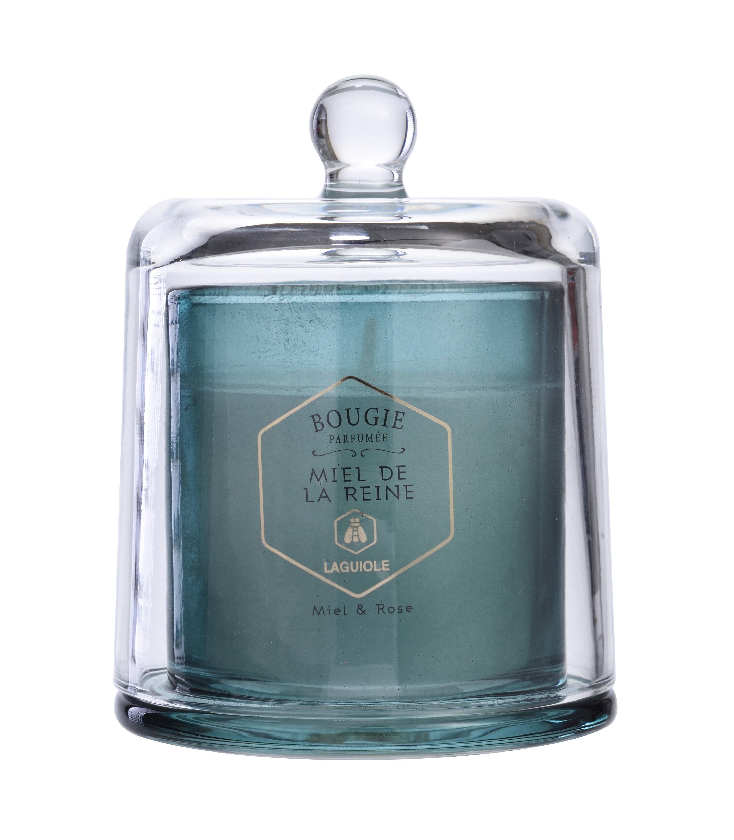 Laguiole CANDELA PROFUMATA CAMPANA Profumo Miele e Rosa - 145 g