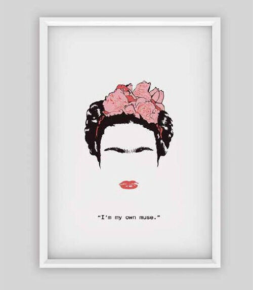 Muse Print 40x50cm. Artist Quotes Collection