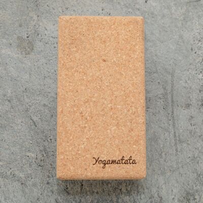 "Neutral" Cork Yoga Brick