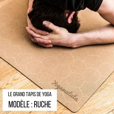 Grand tapis de yoga "Ruche" 199 cm XXL